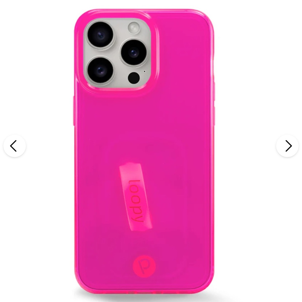 14 Pro Max ☀️🍉Loopy case - Neon Pink 🩷✨